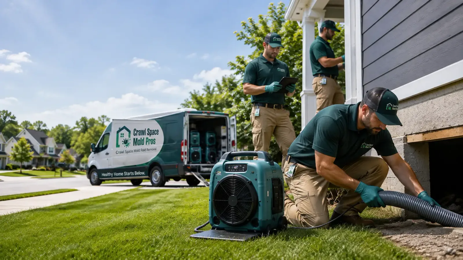 Crawl Space Mold Removal in Dearborn, MI